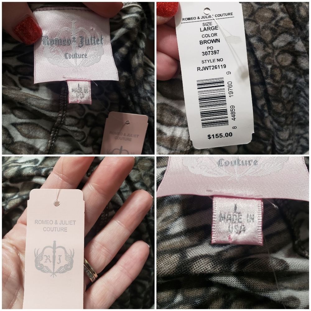 NWT Romeo & Juliet Couture Sz L Hi-Lo Dress - Picture 3 of 16